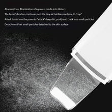Load image into Gallery viewer, Ultrasonic Skin Scrubber Electric Vibrating Face Spatula Facial Scrubber Shovel Peeling Cleaner Lifting Massager Beauty Device
