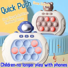 Load image into Gallery viewer, Quick Push Game Pop Up Fidget Bubble Electronic Pop Game Light Anti-Stress Toys For Adult Child Gift With Box
