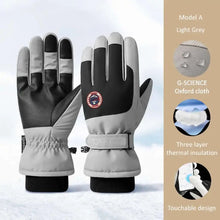 Load image into Gallery viewer, Winter Waterproof Cycling Gloves Sports Running Motorcycle Ski Touch Screen Fleece Gloves Non-slip Warm Full Fingers Ski Gloves
