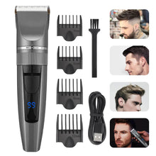 Load image into Gallery viewer, Precision Intelligent Hair Clipper Electric Clipper Power Generation Pusher Household Shaving Trimmer Long Battery Life
