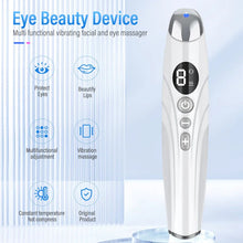 Load image into Gallery viewer, Electric Eye Massager Vibrating Beauty Device Color Light Heating High-Frequency Vibration Wrinkle Removal Eye Care Pen

