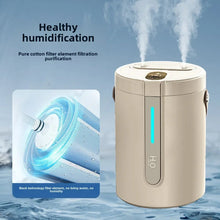 Load image into Gallery viewer, 2500ML Air Humidifier Rechargeable Wireless Large Capacity Mist Spary Digital Display Aroma Diffuser For Home Bedroom Office
