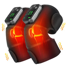 Load image into Gallery viewer, Thermal Knee Massager 3 in 1 Shoulder Knee Elbow Heating Massage Support Brace Rechargeable Vibration Pad Arthritis Pain Relief
