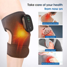 Load image into Gallery viewer, Eletric Heating Knee Massage Micro-current Vibrator Knee Pad Joint for Pain Relief Shoulder Elbow Leg Arthritis
