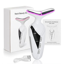 Load image into Gallery viewer, Neck Beauty Instrument Face and Neck Massager Suitable for Women's Home Skin Care
