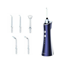 Load image into Gallery viewer, Portable Electric Oral Irrigator Waterproof USB Rechargeable Dental Water Flosser Water Jet Teeth Cleaner 5 Nozzles
