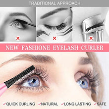 Load image into Gallery viewer, Heated Eyelash Curler Portable USB Rechargeable 4 Temperature Adjustable With LED Digital Display Styling Tool
