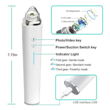 Load image into Gallery viewer, Electric Blackhead Remover Vacuum Acne Cleaner Black Spots Removal Facial Deep Cleansing Pore Cleaner Machine Skin Care Tools
