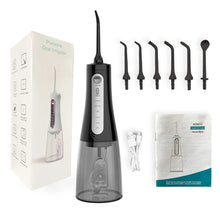 Load image into Gallery viewer, Oral Irrigator USB Rechargeable Water Flosser Portable Dental Water Jet 350ML Water Tank Waterproof 5 Model Teeth Cleaner 6 Jet
