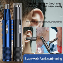 Load image into Gallery viewer, Electric Nose Hair Trimmer Hair Shaving Tool Portable Nose Machine Shaver Clipper Cutter And Ear Razor Trimmer For Men And Women
