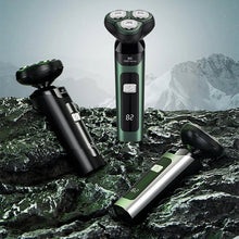 Load image into Gallery viewer, Electric Shavers for Men Portable Power Display 3D Floating Blade Full Body Washable Gifts USB Rechargeable Shaver

