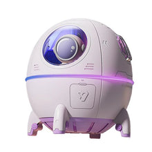 Load image into Gallery viewer, Portable Mini Humidifier Astronaut Space Small Cool Mist Humidifiers 220ML USB Desktop Humidifier with Auto Shut Off Night Light
