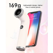 Load image into Gallery viewer, Bladeless Handheld Cooling Fan Digital Display Rechargeable Handheld Bladeless Fan Push Button with Type C Interface for Travel
