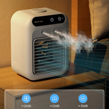 Load image into Gallery viewer, Portable Air Conditioner Fan 2 Speeds Air Cooling Fan with Humidifier Personal Air Cooler Quiet for Home Office Bedroom Use
