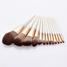Load image into Gallery viewer, 13pcs cone Pearl White Makeup Brushes Set Loose Powder Eyeshadow Eyebrow Brush full face eyes Beauty Tool Kit Cosmetic
