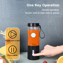 Load image into Gallery viewer, 530ML Electric Portable Juicer Household Usb Rechargeable Juice Machine Small Juicer ABS Plastic Mini Juicer Blender Cup
