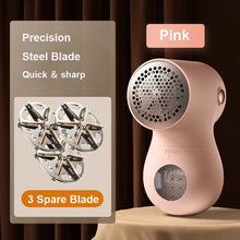 Load image into Gallery viewer, Lint Remover for Clothes Rechargeable Hair Ball Trimmer 6 Blade Flexible and Sharp Fluff Lint Removers Fabric Shaver
