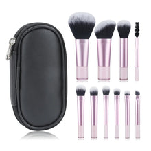 Load image into Gallery viewer, 10Pcs Mini Makeup Brush Set Powder Eyeshadow Foundation Blush Blender Concealer Beauty Makeup Tools Brush Professional
