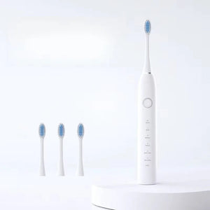 Smart Sonic Electric Toothbrush Teeth Whitening Ultrasonic Vibration Oral Cleaner Tooth Care IPX7 Waterproof  Replacement Heads