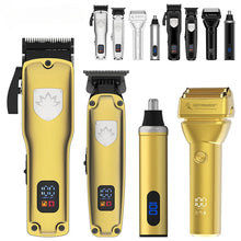Load image into Gallery viewer, Professional Hair Clipper Set Men's Oil Head Carving Electric Push Shear Electric Shaver Nose Hair Trimmer
