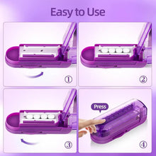 Load image into Gallery viewer, Portable Pill Cutter Box Gear Adjustable Hidden Cutter Mini Drug Box Tablet Cutter Pill Case Storage Crusher Travel Pill Box
