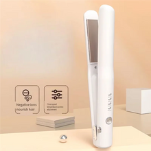 Load image into Gallery viewer, Mini Hair Straightener &amp; Curler Mini Hair Straightener &amp; Curler Dual-Purpose Hair Styler
