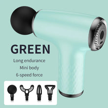 Load image into Gallery viewer, Mini Portable Electric Muscle Massager Waist Fascia Gun Neck And Cervical Back Shoulder Full Body High Frequency Rechargeable
