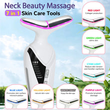 Load image into Gallery viewer, Neck Beauty Instrument Face and Neck Massager Suitable for Women's Home Skin Care
