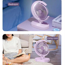 Load image into Gallery viewer, Mini Portable Fan Handheld USB Charging Fan Cooling Electric Fan 3 Speed Adjustment Powerful Dual Motor Outdoor Travel
