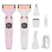 Load image into Gallery viewer, 4-in-1 Multifunctional Electric Hair Removal Device for Women Full Body Shaving and Eyebrow Trimming Device Nose Hair Remover
