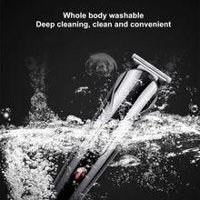 Load image into Gallery viewer, 1 Set Hair Trimmer Razor Set 8 in 1 Waterproof Beard Trimmer Men Cordless Electric Razor Nose Body Hair Clipper Grooming Set
