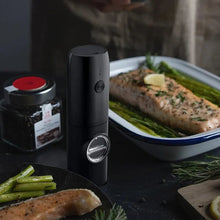 Load image into Gallery viewer, Rechargeable USB Electric Automatic Salt and Pepper Grinder Set Gravity Spice Mill Adjustable Spices Grinder Kitchen Tools
