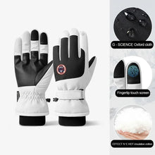 Load image into Gallery viewer, Winter Waterproof Cycling Gloves Sports Running Motorcycle Ski Touch Screen Fleece Gloves Non-slip Warm Full Fingers Ski Gloves
