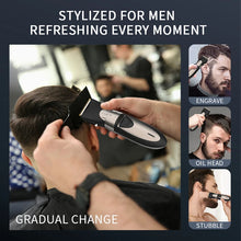 Load image into Gallery viewer, Men's Professional Oil Head Hair Clipper Hair Salon Household Adjustable Blade Head Electric Hair Trimmer
