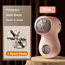 Load image into Gallery viewer, Lint Remover for Clothes Rechargeable Hair Ball Trimmer 6 Blade Flexible and Sharp Fluff Lint Removers Fabric Shaver
