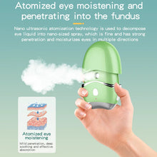 Load image into Gallery viewer, Nano Spray Eye Moisturizer Portable Steamer Moisturizing Atomizing Eye Sprayer Heated Massage with Relieve Eye Fatigue Dryness
