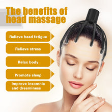 Load image into Gallery viewer, Electric Octopus 12 Claws Scalp Massager Hands Free 3 Modes Head Scratcher Relief Hair Stimulation Rechargeable Stress Relief
