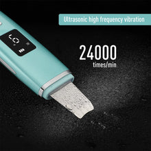 Load image into Gallery viewer, Ultrasonic Skin Scrubber EMS Facial Pore Deep Cleansing Spatula Blackhead Dead Skin Remover Acne Extractor Face Lifting Massager
