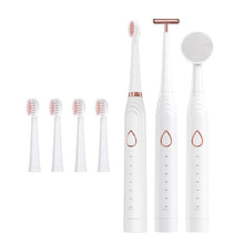 Load image into Gallery viewer, Smart Ultrasonic Electric Toothbrush for Adults Multifunction 6 Mode Sonic Teeth Tooth Brushes with Replacement Heads Household
