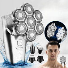 Load image into Gallery viewer, Men's Multifunctional Electric Shaver Magnetic Suction Head Household Razor Bald Machine Nose Hair Trimmer
