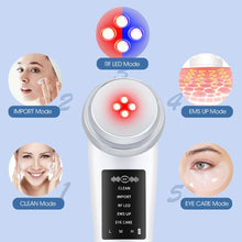 Load image into Gallery viewer, 5 in 1 RF EMS Microcurrent Face Lifting Device Vibration LED Photo Skin Rejuvenation Wrinkle Remover Facial Massager
