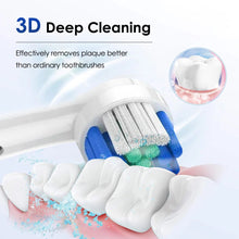 Load image into Gallery viewer, Electric Toothbrush Rechargeable 5 Modes Rotating Sonic Toothbrush Teeth Cleaner For Adults With 4/8 Soft Brush Heads
