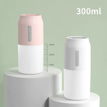 Load image into Gallery viewer, 300ml Portable Dual Spray Ultrasonic Air Humidifier 1800mah Rechargeable Mini with LED Night Light USB Silent Car Home
