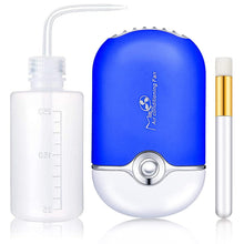 Load image into Gallery viewer, 3 in 1 USB Air Conditioning Lash Fan Dryer Lash Shampoo Brushes Nose Brush eyelash Wash Bottle for Eyelash Extension supplies
