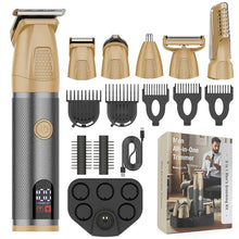 Load image into Gallery viewer, IPX6 Waterproof  Type-C Charging Nose &amp; Body Trimmer Electric Shaver 1200mAh Rechargeable Hair Clipper Kit for Men
