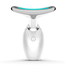 Load image into Gallery viewer, Face EMS Warmth Neck Lifting Tighten Massager Electric Microcurrent Ion Wrinkle Remover LED Photon Face Beauty Device for Woman
