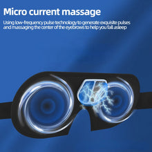 Load image into Gallery viewer, 3D Hot Compress Eye Mask Head Massager Sleep Monitor Sleep Eye Mask Insomnia Treatment Releases Eye Pressure and Soothes Fatigue

