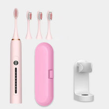 Load image into Gallery viewer, Ultrasonic Sonic Electric Toothbrush USB Charger Smart Teeth Tooth Brush for Adults Whitening IPX7 Waterproof Travel Box Holder
