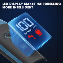 Load image into Gallery viewer, Professional Electric Hair Clipper LCD Digital Display Hair Trimmer for Men Barber Engraving Hair Cutting
