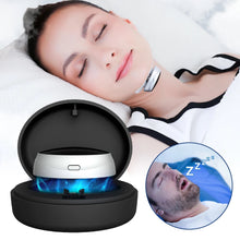 Load image into Gallery viewer, Smart Anti Snoring Device Dual Pulse Muscle Stimulator Stop Snore Relaxation Treatment Health Care Improve Sleeping Effective
